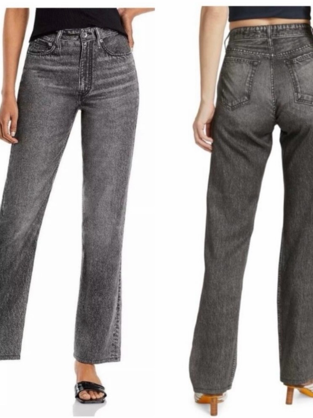 rag & bone Liquid Alex High Waist Straight Leg Jeans/ pants. Size 25